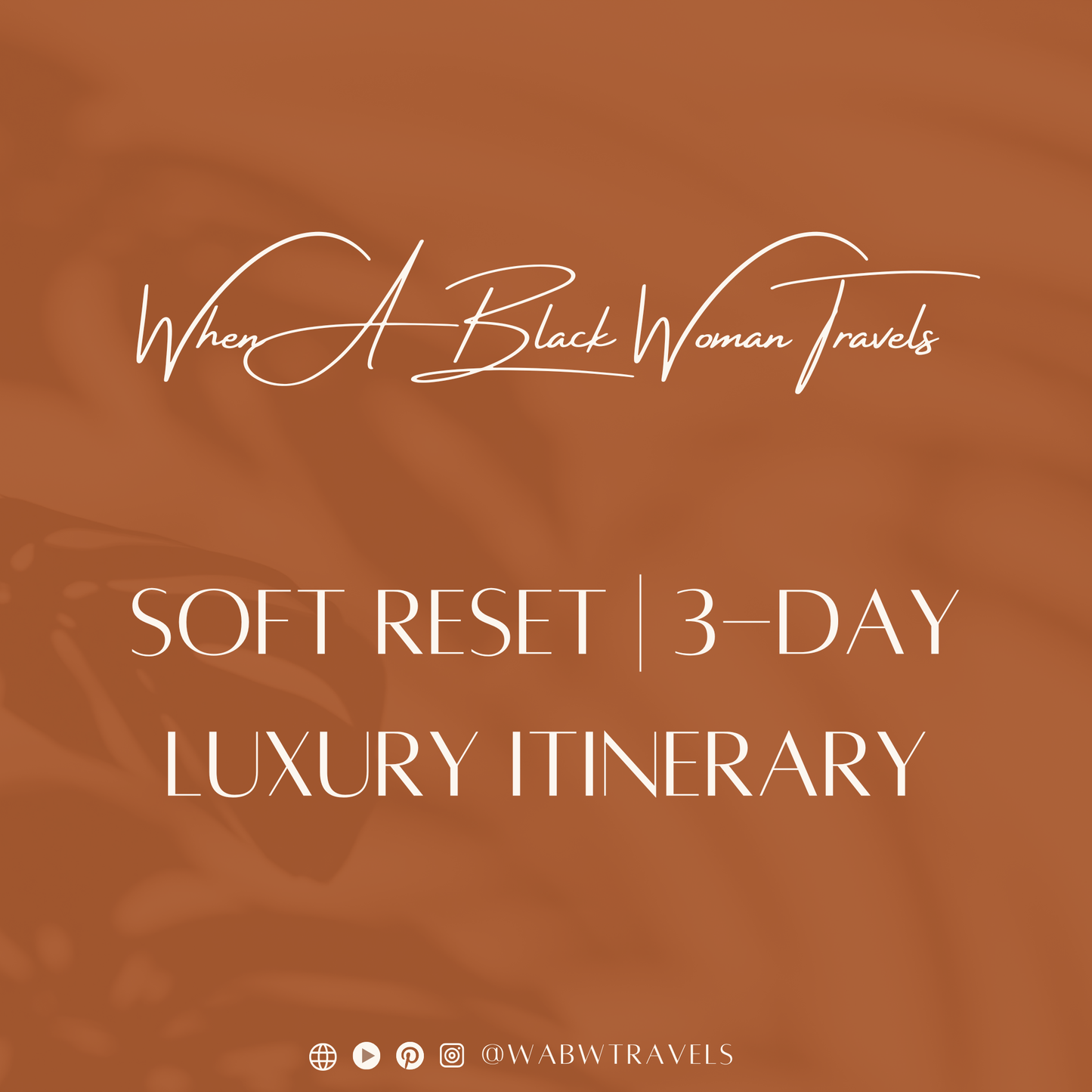 Soft Reset | 3-Day Luxury Itinerary