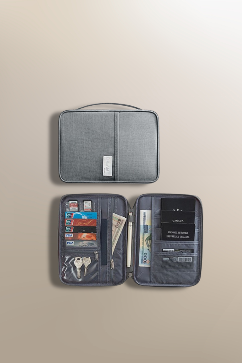 Travel Wallet Forex International Trade Documents Holder