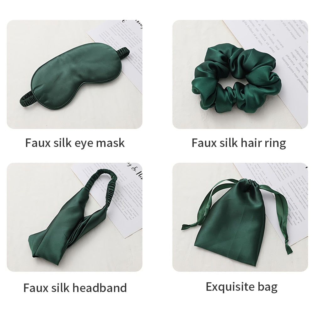 Parisian Faux Silk Nap Sac